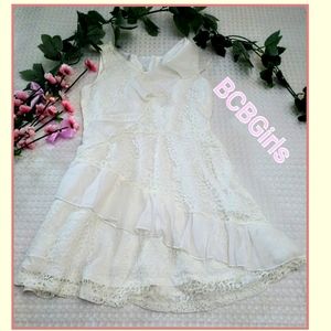 BCBGirls Lace Dress White Size 14 NWT